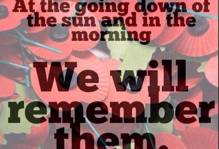 Remembrance Sunday Evensong 08/11/15